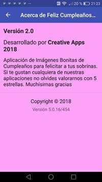 Feliz Cumpleaños Sobrina 2 تصوير الشاشة