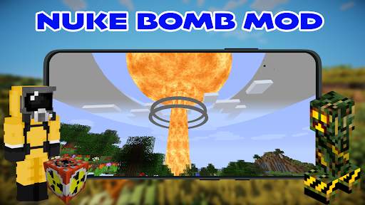 Nuke Bomb Mod For Minecraft PE screenshot 1