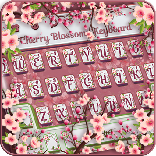 Cherry Blossom Keyboard أيقونة