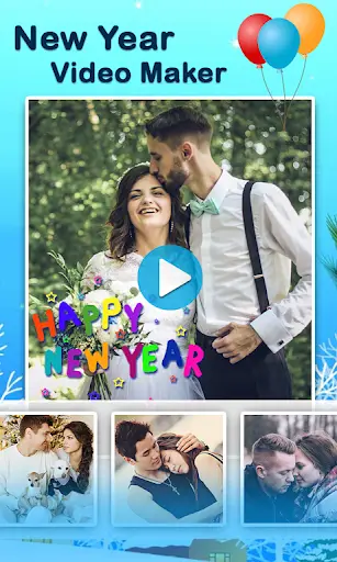 New Year Video Maker screenshot 1