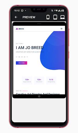 Visual Code Mobile - Websites Builder screenshot 6