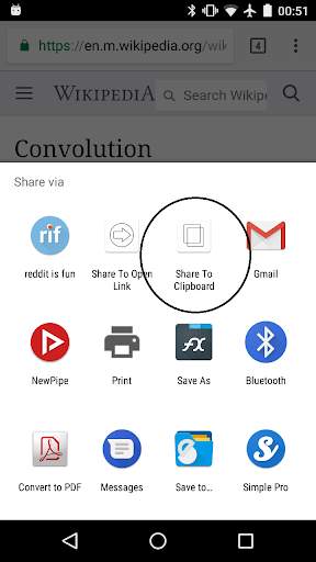 Share To Clipboard screenshot 1