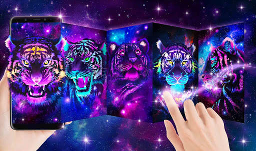 Galaxy Tiger Live Wallpapers screenshot 3