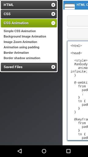 FAS HTML CSS JS Editor скриншот 4