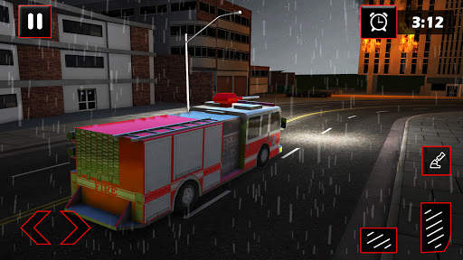 Fire Engine City Rescue: Firefighter Truck Games screenshot 4