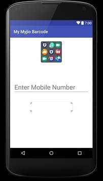 My Myjio Barcode screenshot 1