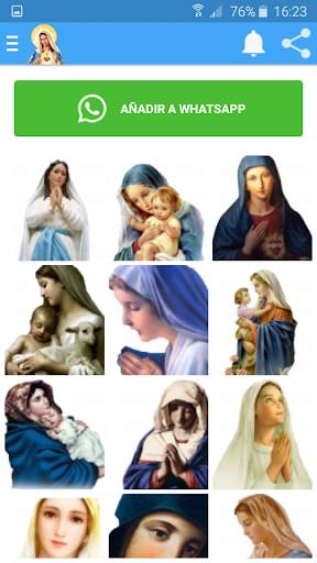 Virgen María & Jesús Stickers para Whatsapp 😍 screenshot 4
