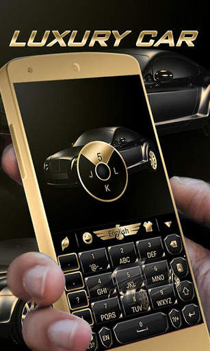 Luxury Car GO Keyboard Theme स्क्रीनशॉट 2