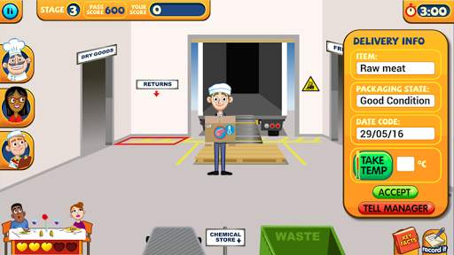 A Game to Train Food Safety screenshot 3