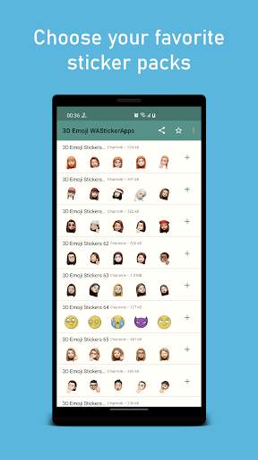 3D Emoji Animated Stickers WAStickerApps screenshot 3