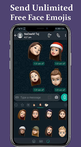 Face Emoji Stickers - WaStickerApps screenshot 5