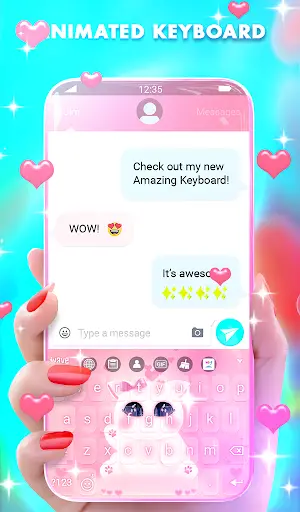 Kitty Love Live Wallpaper & An screenshot 2