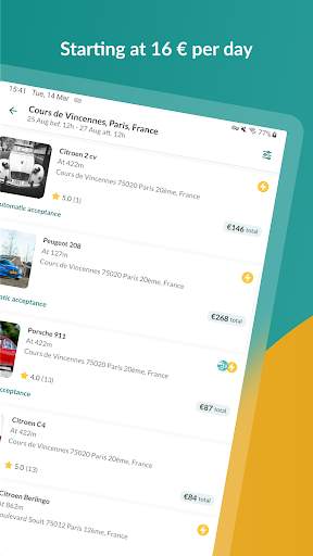 OuiCar : Car rental screenshot 7