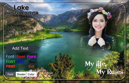Lake Photo Editor screenshot 2