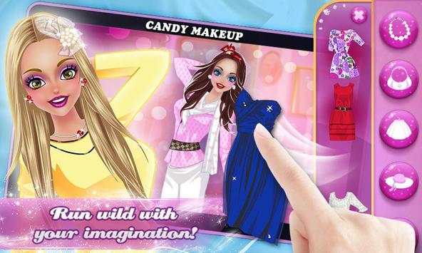 Candy Makeup: Girls Game screenshot 2