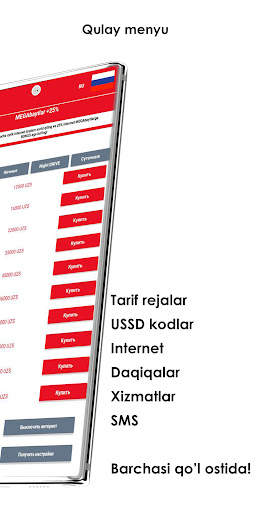 Mobi uz mobil ilovasi screenshot 2