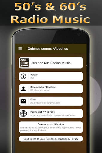 Free 60s & 50s Radios Music screenshot 5