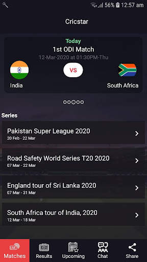 Cricstar - Cricket Live Line- Live Cricket Score screenshot 2