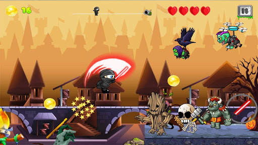 Little Ninja Run : An Adventure Survival screenshot 1
