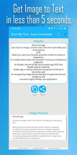 Scan my Text - OCR Text Scanner. screenshot 3