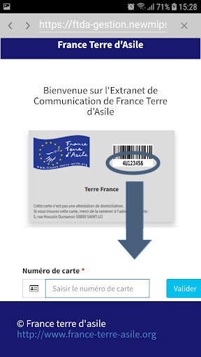 FTDA - Extranet screenshot 1