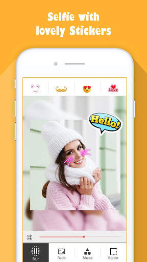 Love PIP maker: photo editor blur effect & selfie screenshot 6