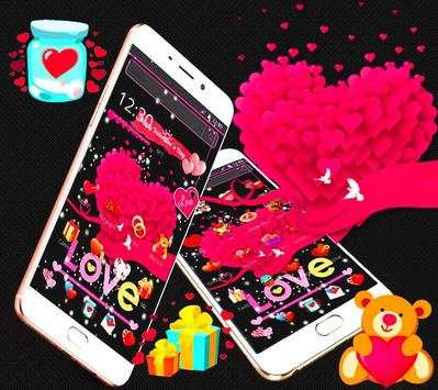 Valentine Heart Launcher Theme💖💐 screenshot 4