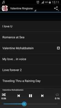 Free Valentine Ringtone 2016 screenshot 4