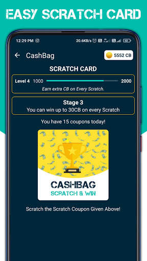 CashBag - Scratch To Win Money & Free Recharge स्क्रीनशॉट 2