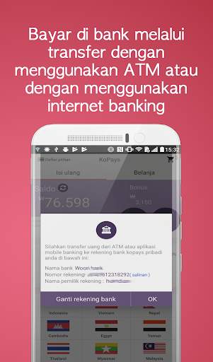Isi ulang ponsel ( ko pays) - prabayar,  Pulsa screenshot 4