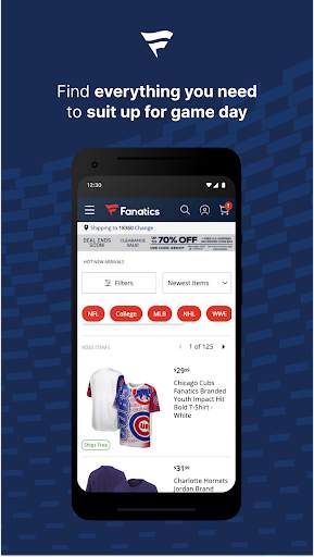 Fanatics: Shop NFL, NBA & More screenshot 2