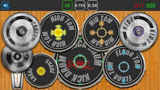 Drum Hero -drum kit,permainan musik rock,gaya Ubin screenshot 4