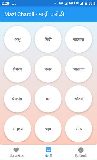 Mazi Charoli - माझी चारोळी screenshot 2