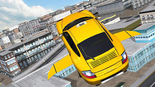 Volar simulador de coches Taxi screenshot 3