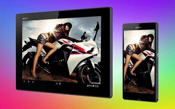 Racing Girl LiveWallpaper स्क्रीनशॉट 7