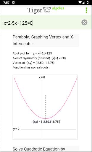 Tiger — Algebra & Maths Solver with Solution скриншот 5