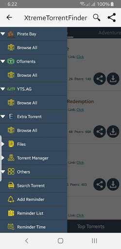 Xtreme Torrent Finder - ( Search & Download ) screenshot 1