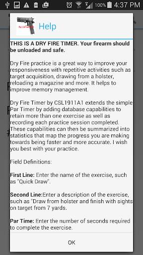 Dry Fire Par Time Tracker screenshot 7