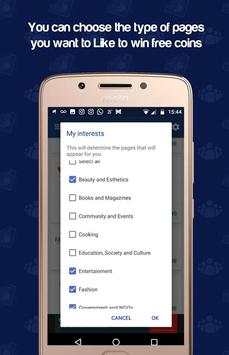 Likes for Facebook Pages - Free followers screenshot 2