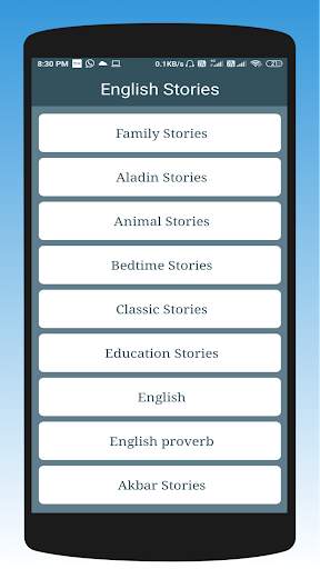 Stories In English screenshot 2