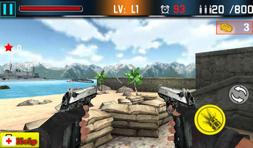 Landing War : Defense Gun Shoo screenshot 1