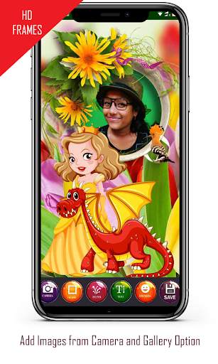 Princess  Photo  Frames: Square Landscape Potrait 4 تصوير الشاشة