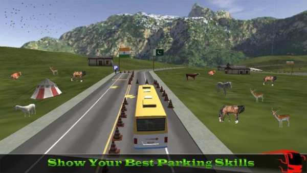 jalan raya bis parkir screenshot 6