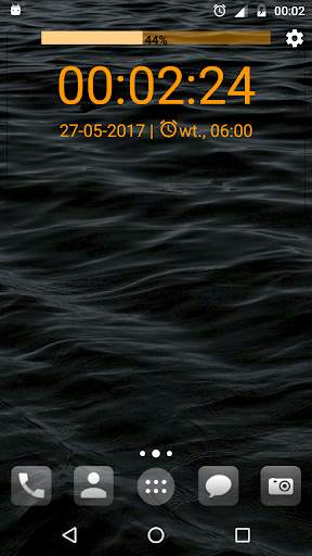Clock Widget - zegar na pulpit screenshot 1