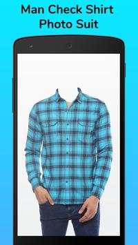 Man Check Shirt Photo Suit Editor screenshot 2