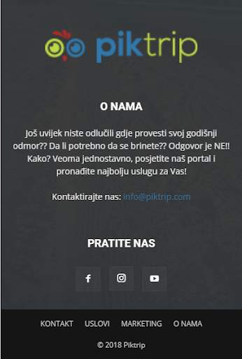 PIKTRIP - DRUGO IME ZA TURIZAM screenshot 6