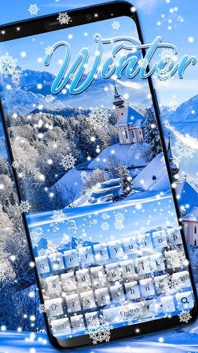 Winter Snow Keyboard screenshot 1