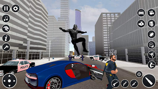 Black 3D Panther Fighting Game screenshot 7