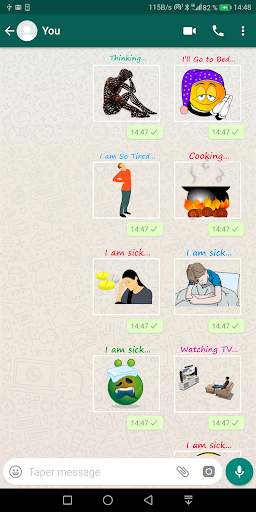 Daily Doings Stickers - Daily Use WAStickersApp screenshot 5