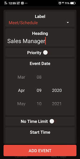 REGULAR Calendar, To Do Notes & Stress Management screenshot 1